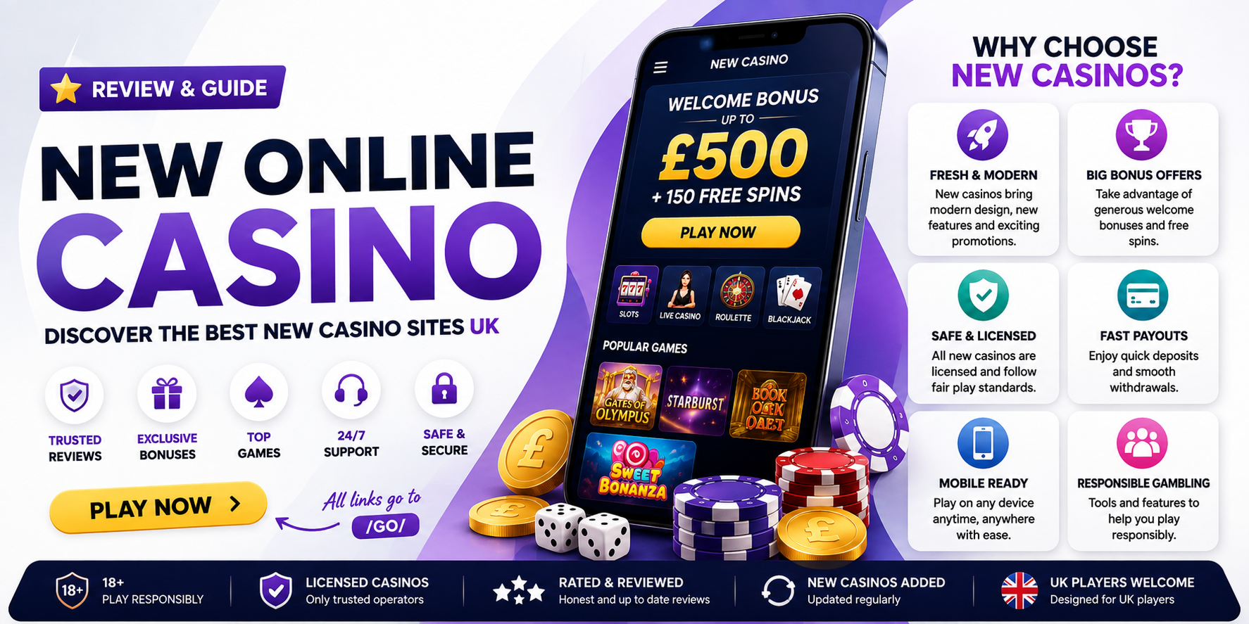 new online casino banner